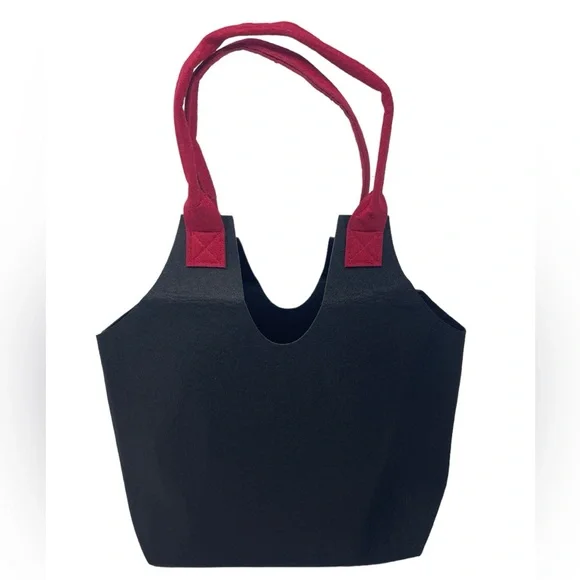 2 PACK Hello Kitty Felt Tote Bag Sanrio Handbag New - Picture 4 of 16